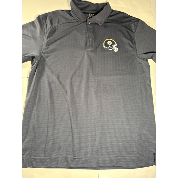 Cutter & Buck Other - Cutter & Buck CB DryTec Pittsburgh Steelers Polo Shirt Mens Medium Gray NFL